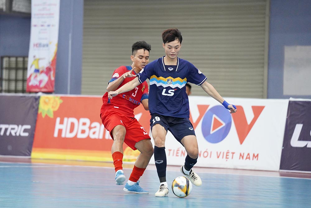 Thái Sơn Nam không gặp nhiều khó khăn trước Saigon Titans. Ảnh: Quốc Khanh