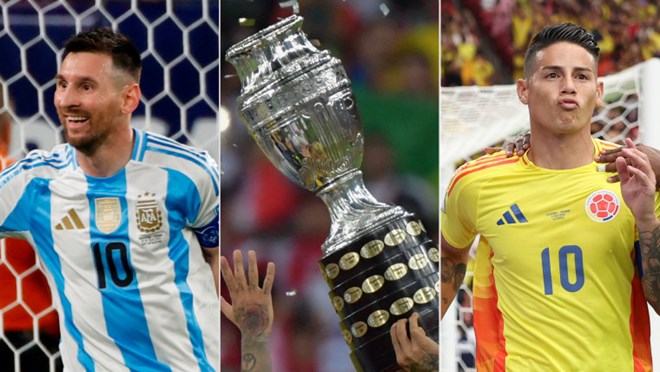 Link xem trực tiếp bóng đá Argentina vs Colombia tại chung kết Copa America 2024