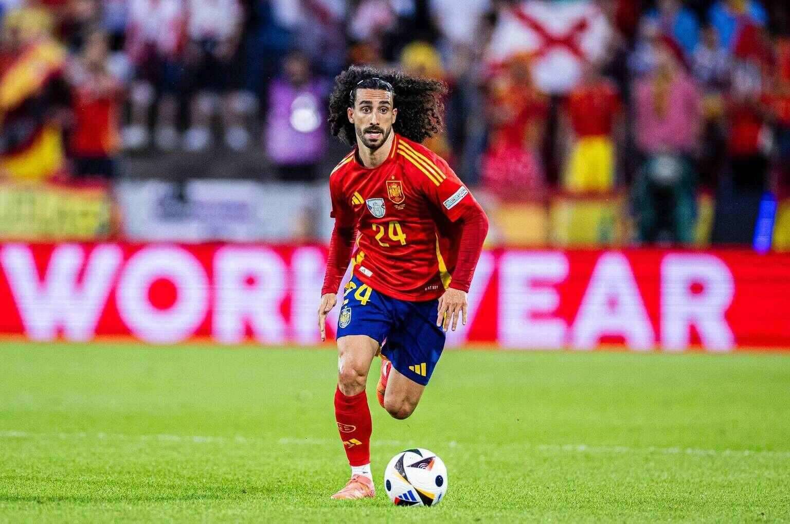 Hậu vệ: Marc Cucurella (7,18 điểm).  Ảnh: LĐBĐ Tây Ban Nha