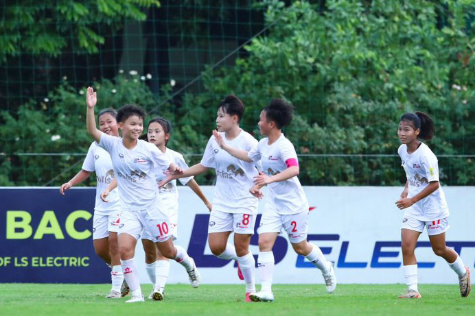 Lượt 7 giải bóng đá nữ U16 Quốc gia 2024: Phong Phú Hà Nam thắng TPHCM