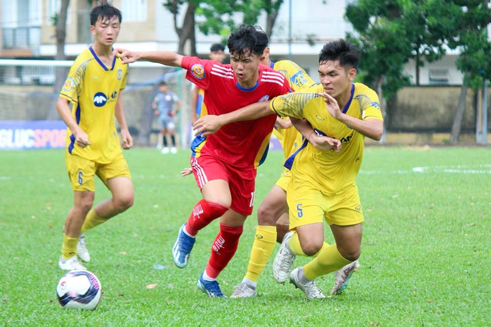 U17 Hà Tĩnh giành vé vào tứ kết sau 2 trận toàn thắng. Ảnh: VFF