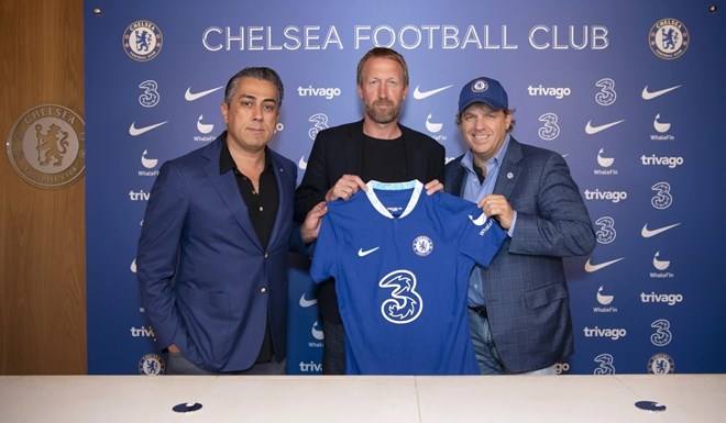 Graham Potter đến Chelsea với nhiều sự kỳ vọng nhưng nhanh chóng bị sa thải.  Ảnh: CFC