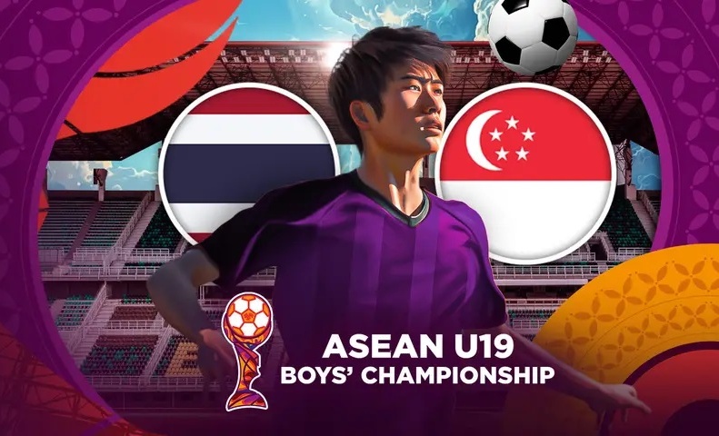 Link xem trực tiếp bóng đá U19 Thái Lan vs U19 Singapore