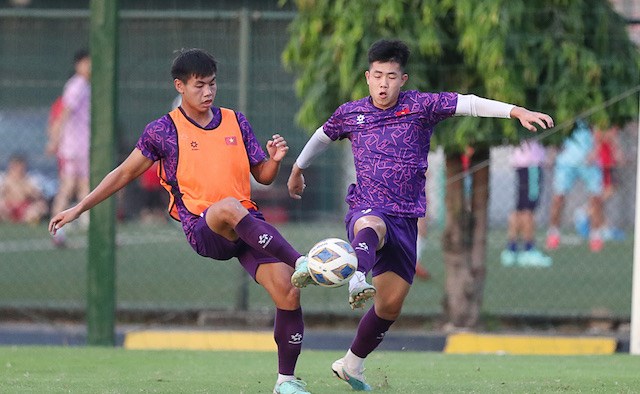 U19 Việt Nam có sự chuẩn bị kĩ lưỡng cho giải U19 Đông Nam Á 2024. Ảnh: VFF