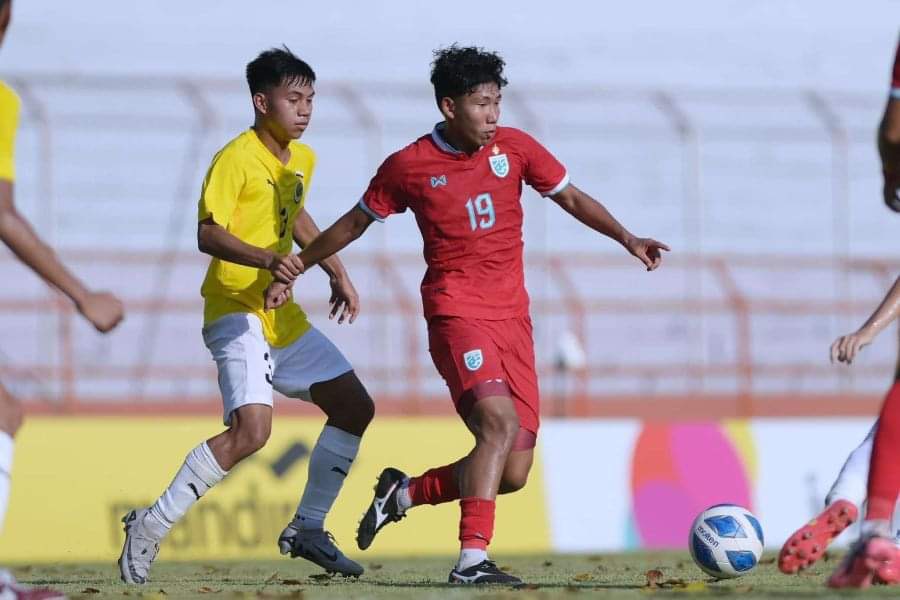 U19 Thái Lan đánh bại U19 Brunei với tỉ số 6-0. Ảnh: FAT