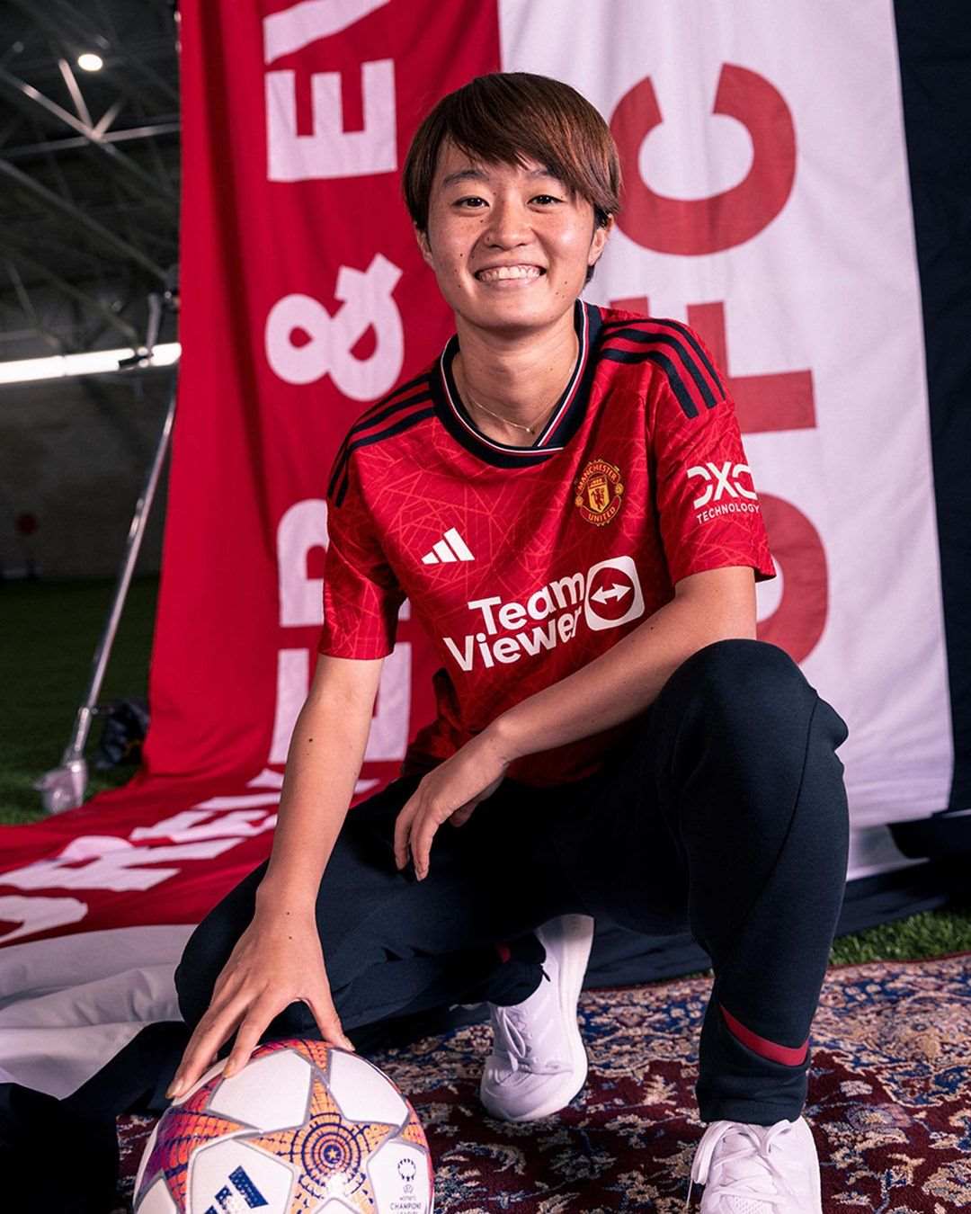 Ngôi sao của Man United Hinata Miyazawa sẽ khoác áo tuyển nữ Nhật Bản dự Olympic 2024. Ảnh: Man United