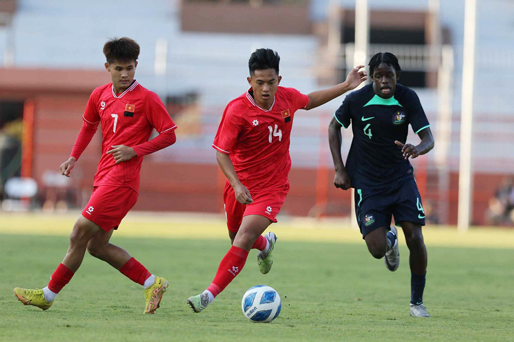 U19 Việt Nam dừng bước tai vòng bảng giải U19 Đông Nam Á 2024. Ảnh: VFF