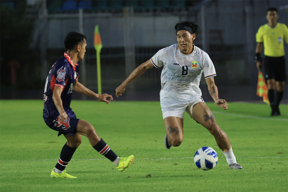 Shan United (áo trắng) đánh bại đối thủ từ Brunei để giành quyền góp mặt ở vòng bảng Giải vô địch các Câu lạc bộ Đông Nam Á 2024-2025. Ảnh: AFF