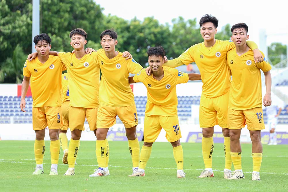 U17 Hà Nội thể hiện phong độ ấn tượng. Ảnh: VFF