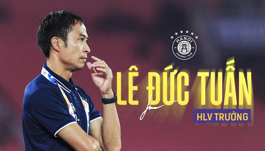 Hà Nội FC bổ nhiệm ông Lê Đức Tuấn huấn luyện viên trưởng