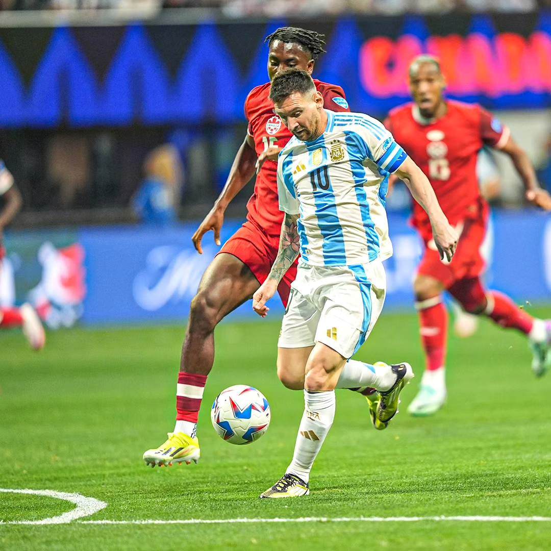 Messi thi đấu chưa hay như kỳ vọng cho đến trước bán kết Copa America 2024. Ảnh: AFA