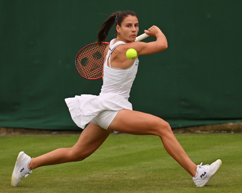 Navarro, cùng Lulu Sun, Donna Vekic, Jasmine Paolini là những bất ngờ tại nội dung đơn nữ Wimbledon 2024. Ảnh: FILA Tennis