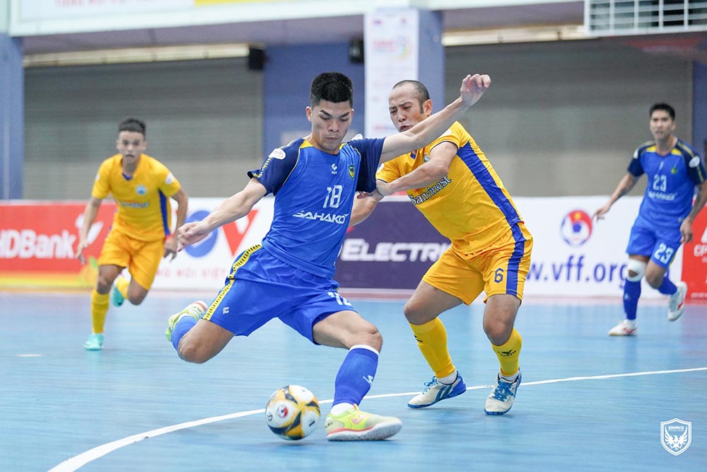 Vòng 10 giải futsal VĐQG 2024: Sahako tiếp tục bám đuổi ngôi đầu