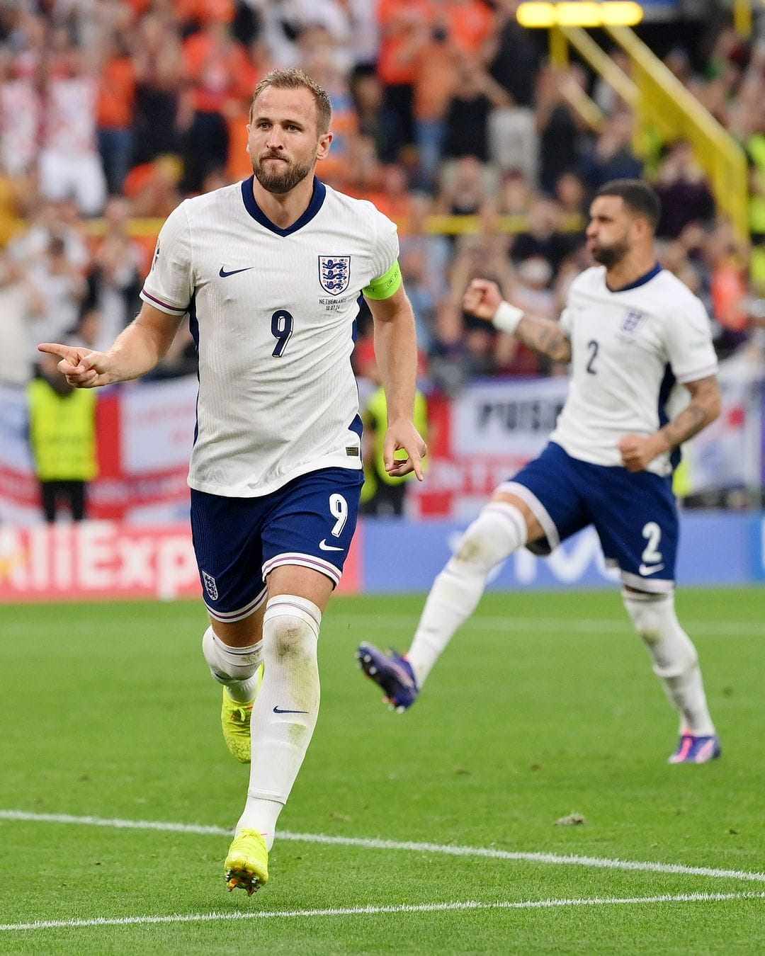 Harry Kane là tiền đạo đang chơi thành công nhất tại EURO 2024 với 3 bàn thắng ghi được từ đầu giải. Ảnh: FA