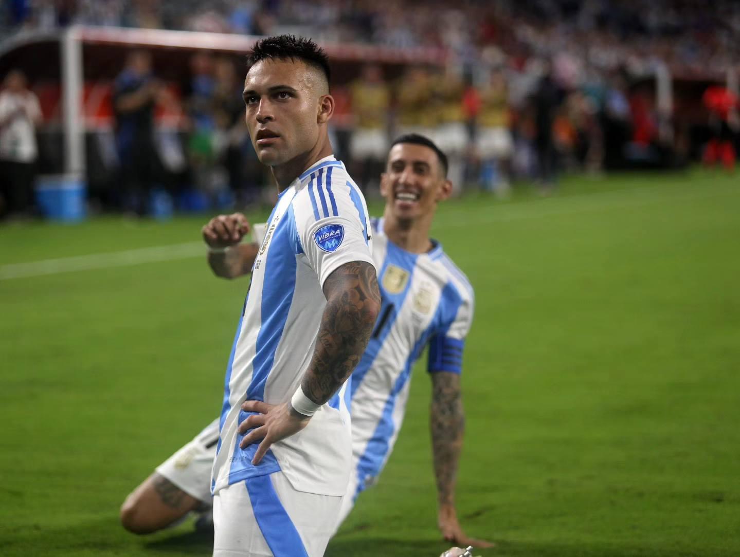 Lautaro Martinez đang có một giải đấu bùng nổ.  Ảnh: LĐBĐ Argentina 