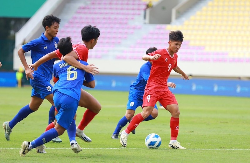 U16 Việt Nam và U16 Thái Lan 