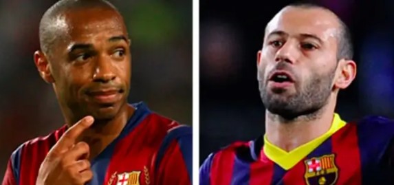 Dẫn dắt U23 Pháp và U23 Argentina là 2 huyền thoại Henry và Mascherano. Ảnh: Tribuna