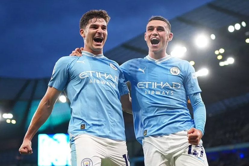 Phil Foden có thể thay thế tốt vai trò của Julian Alvarez. Ảnh: Manchester City