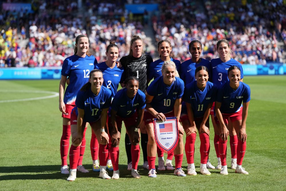 Tuyển nữ Mỹ lần thứ năm giành huy chương vàng Olympic bóng đá nữ. Ảnh: USWNT